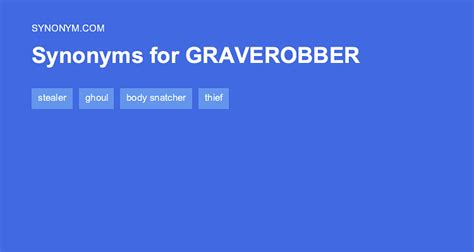 robber synonym|grave robber synonym.